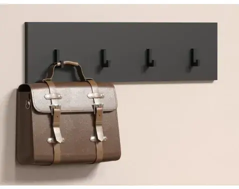 Nástěnný věšák na šaty Esteban, antracit