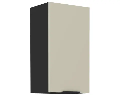 Horní kuchyňská skříňka Arona, 40 cm, kašmírová/černá