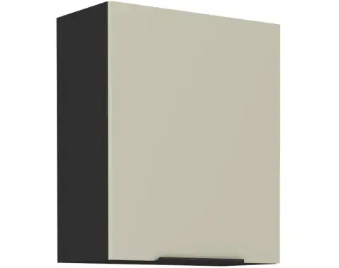 Horní kuchyňská skříňka Arona, 60 cm, kašmírová/černá