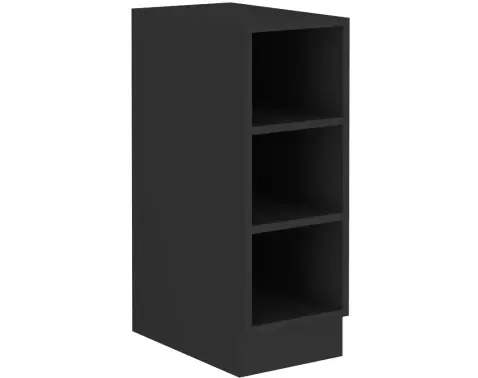 Dolní kuchyňský regál Monza, 30 cm, černý