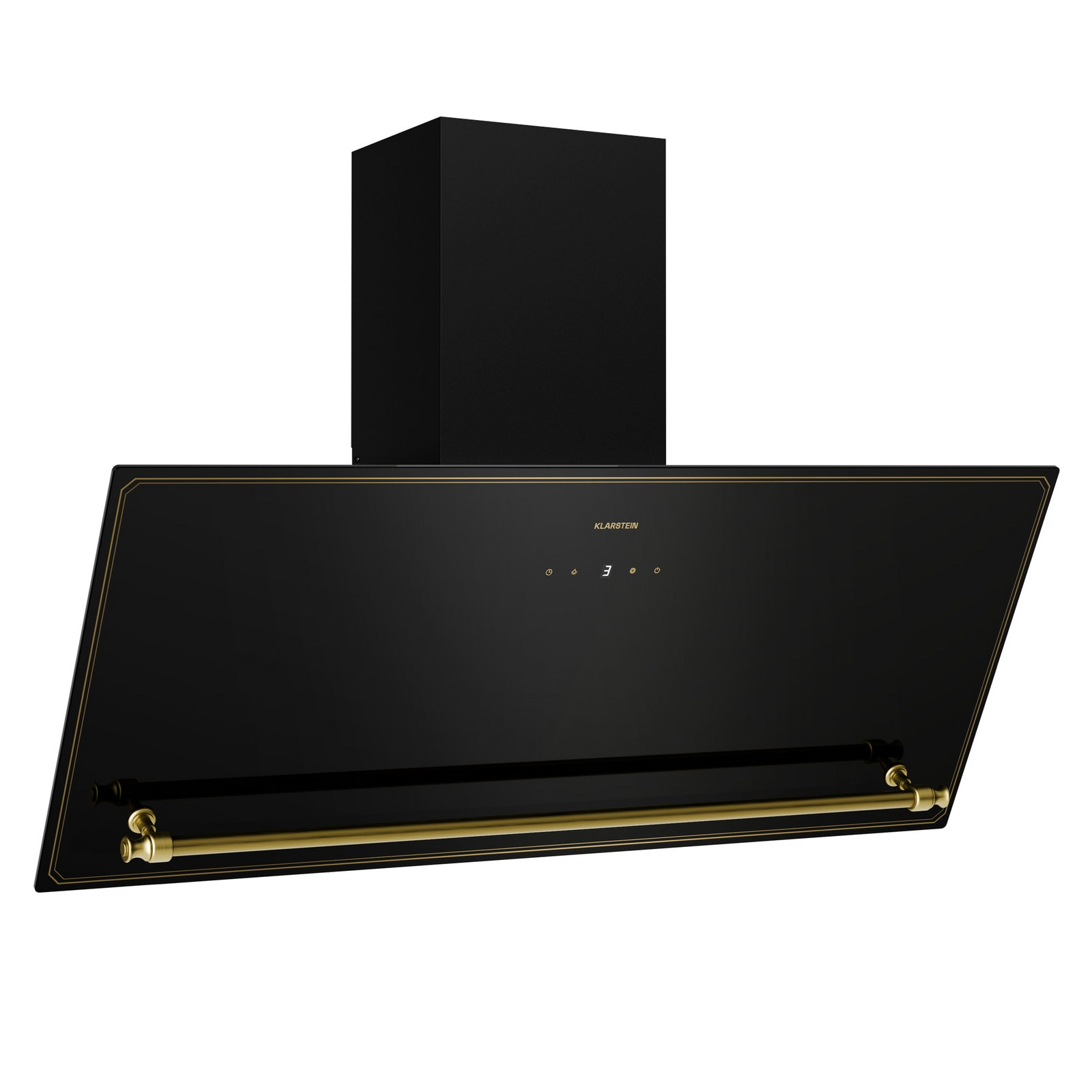 Klarstein Šikmý odsavač par Victoria 90 cm průtok vzduchu 400 m3/h