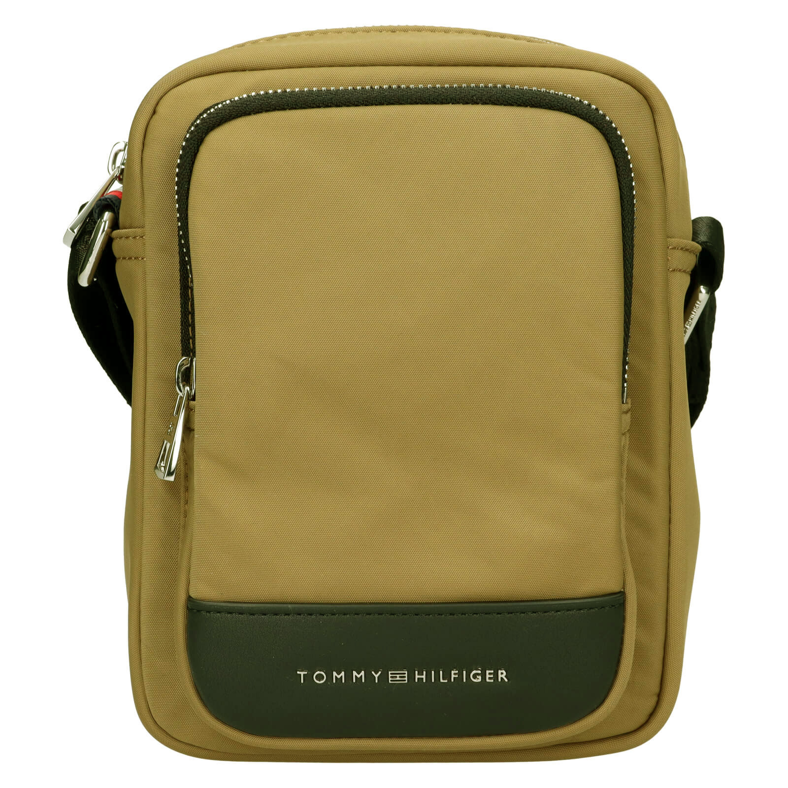 Pánská taška přes rameno Tommy Hilfiger Simen - zeleno-hnědá