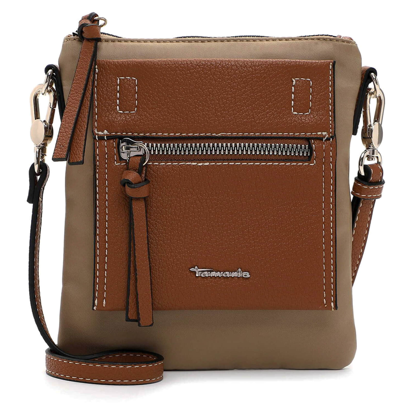 Dámská kabelka na mobil a doklady Tamaris Rikke - béžovo-hnědá