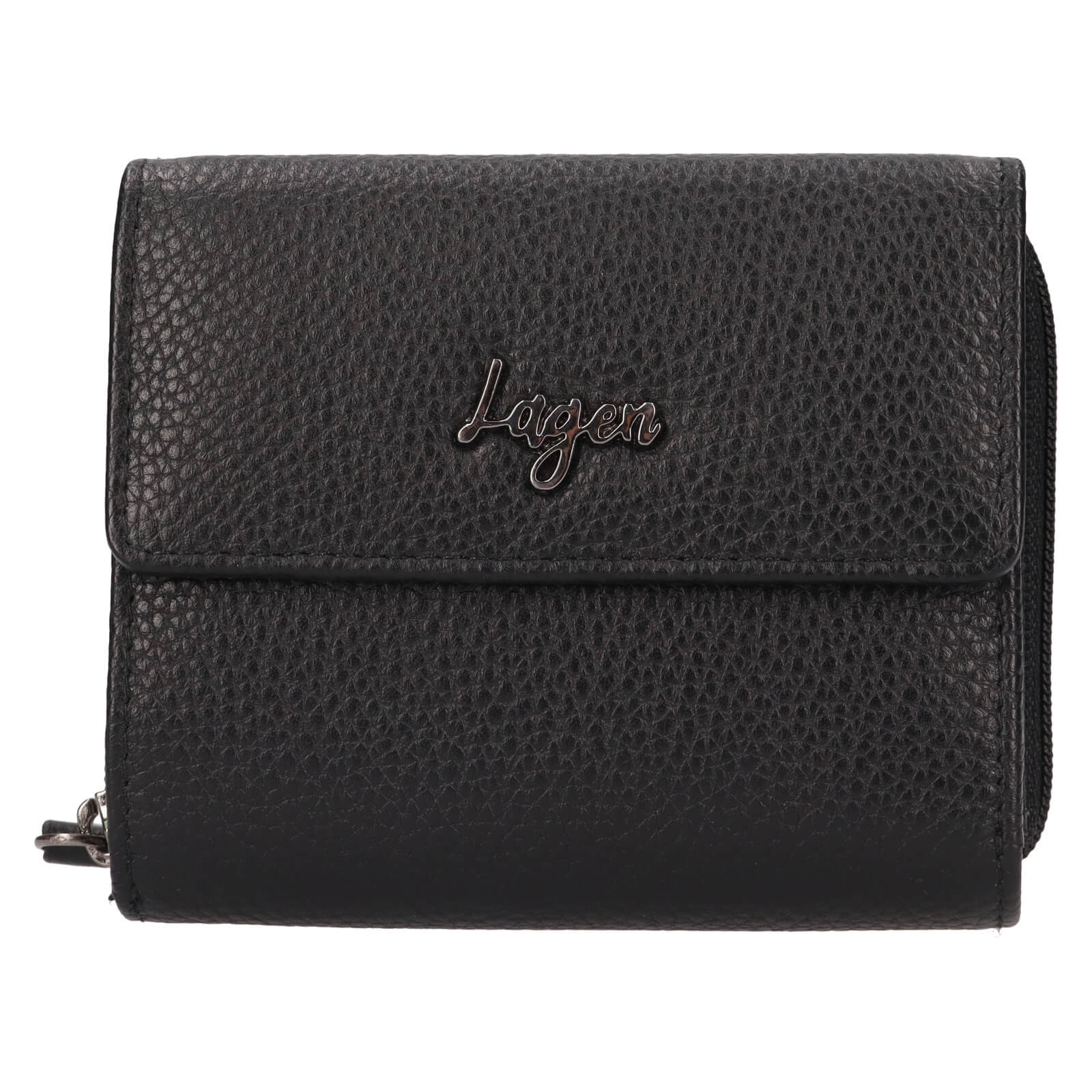 Dámská kožená peněženka Lagen Ellen - černá