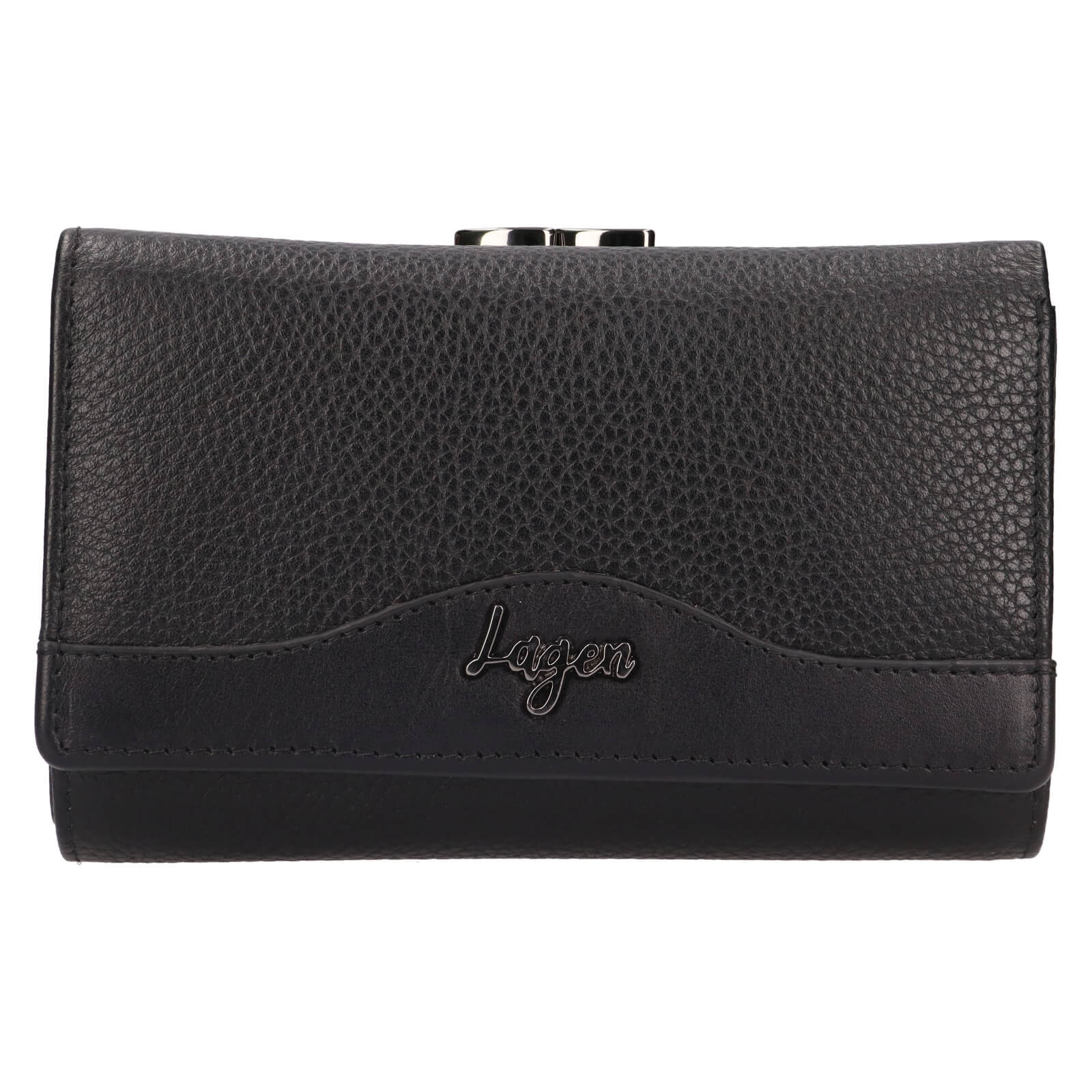 Dámská kožená peněženka Lagen Tove - černá