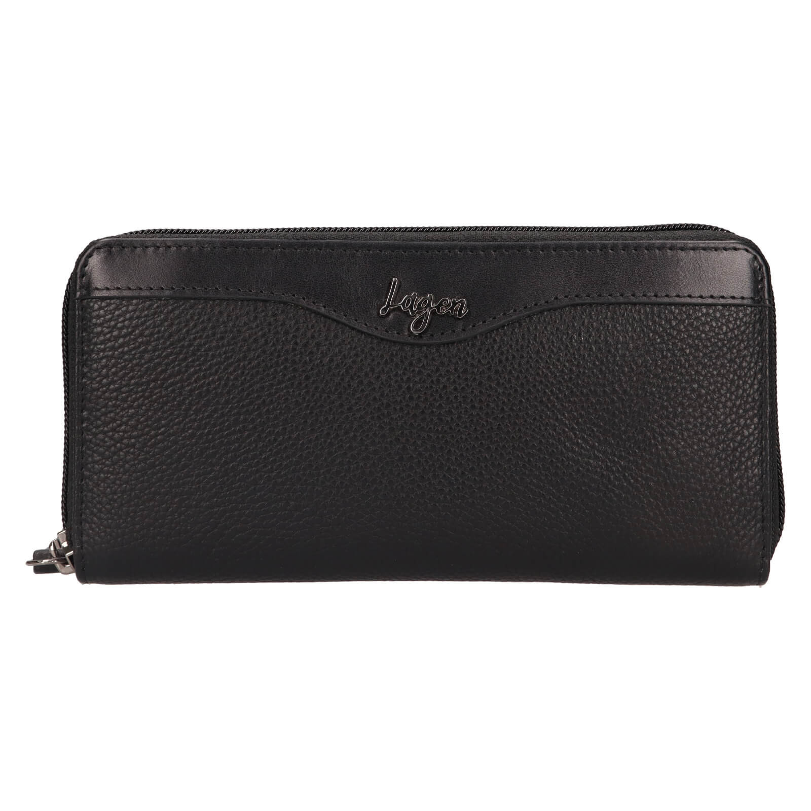 Dámská kožená peněženka Lagen Jeanette - černá
