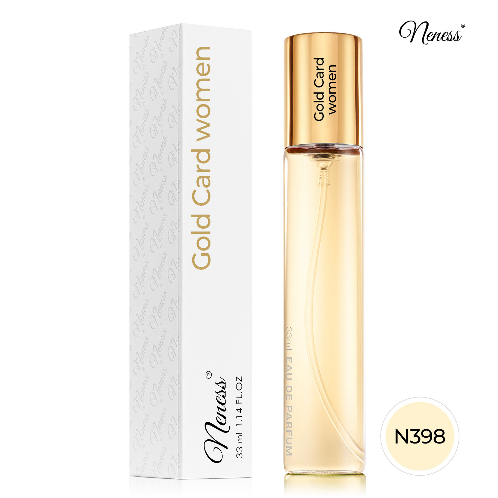 Neness Gold Card Women parfémovaná voda pro ženy 33 ml
