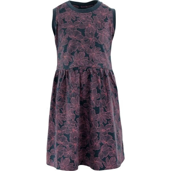 ALPINE PRO PLEXO Dívčí šaty, tmavě modrá, velikost