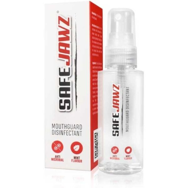SAFEJAWZ MOUTHGUARD DISINFECTANT SPRAY Dezinfekční sprej na chrániče zubů, transparentní, velikost