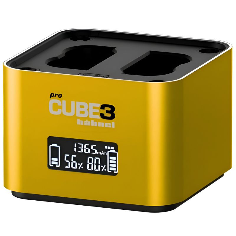 HAHNEL ProCUBE3 nabíječka pro Nikon EN-EL14/15/25 a 4x AA