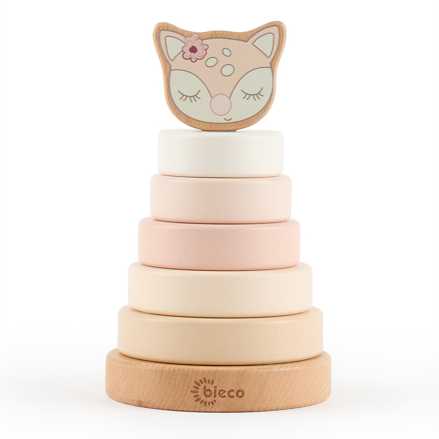 Bieco - Dřevěná stohovací věž - koloušek Ella