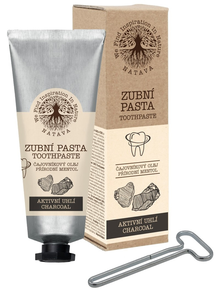 NATAVA NATAVA Zubní pasta s Aktivním uhlím 80 g 80 g