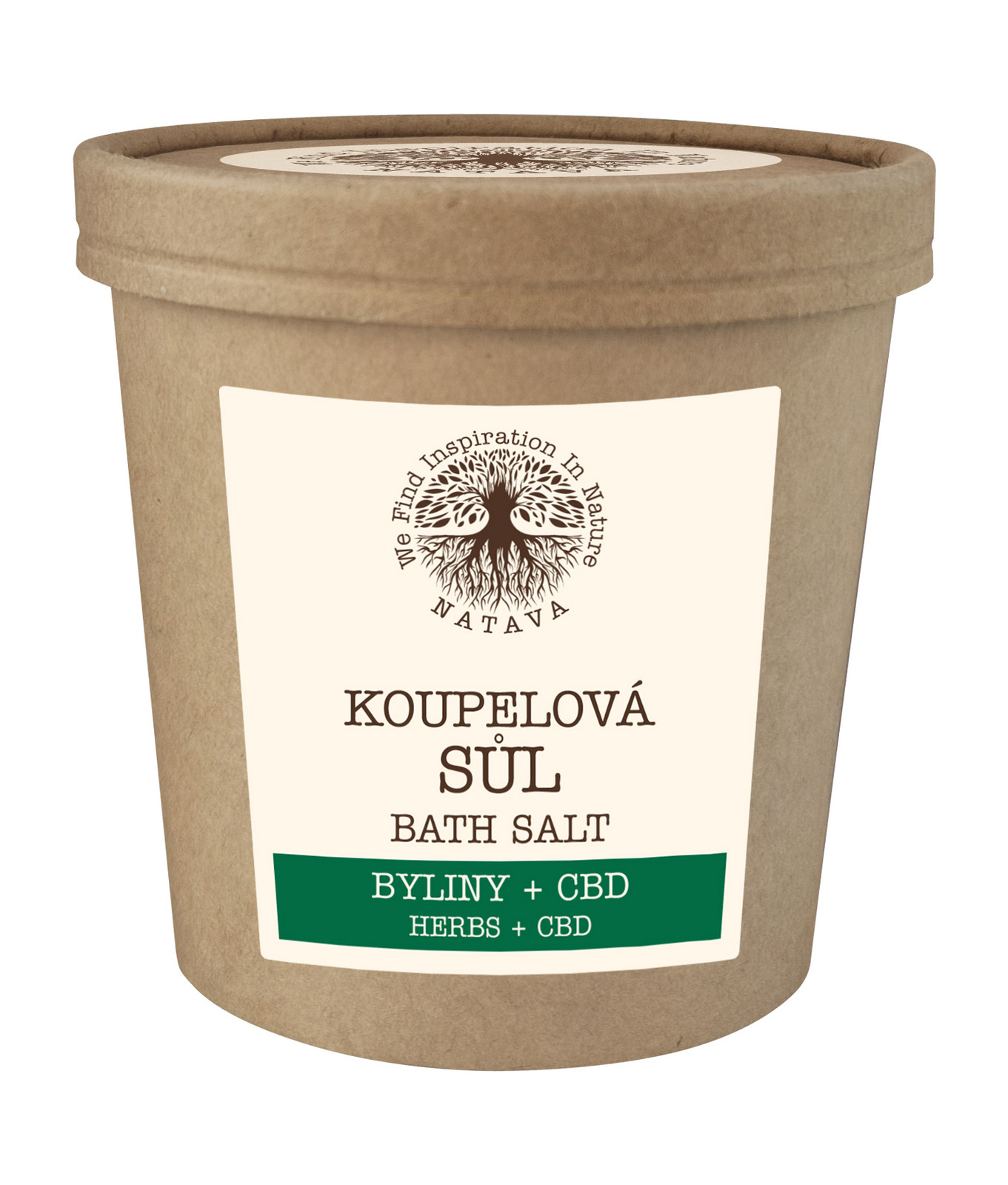 NATAVA NATAVA Koupelová sůl - Byliny + CBD 500 g