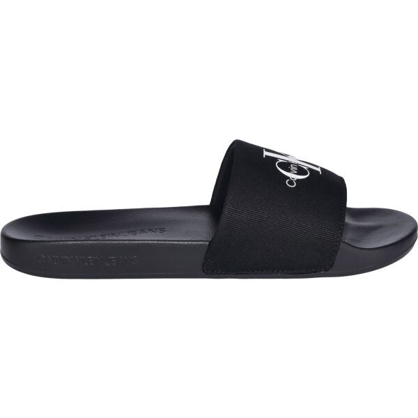 Calvin Klein SLIDE MONOGRAM CV Pánské pantofle, černá, velikost