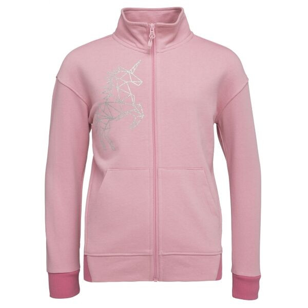 Lewro CALISTA Dívčí mikina, růžová, velikost