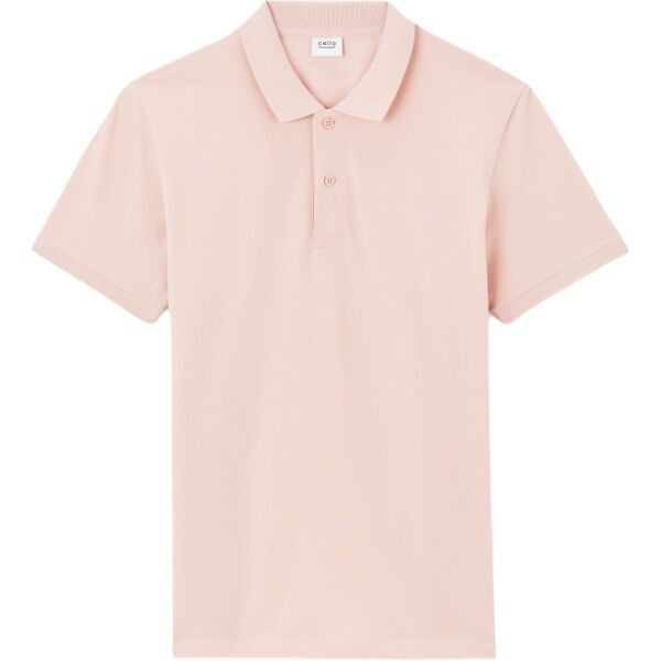 CELIO TEONE Pánské polo triko, lososová, velikost