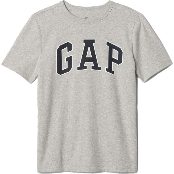 GAP V-BAS LOGO Chlapecké tričko, šedá, velikost