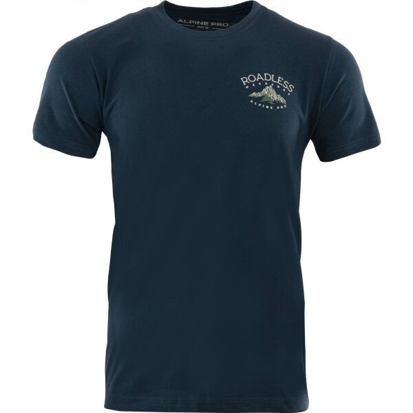 ALPINE PRO MERES Pánské triko, tmavě modrá, velikost