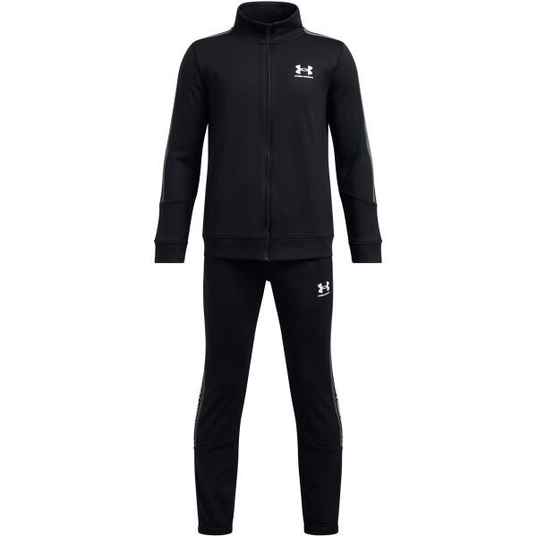 Under Armour ICON KNIT Chlapecká sportovní souprava, černá, velikost