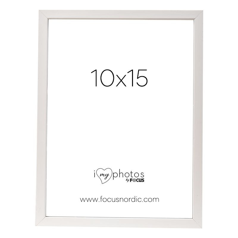 FOCUS ROCK  rám 10x15 dřevo, bílý