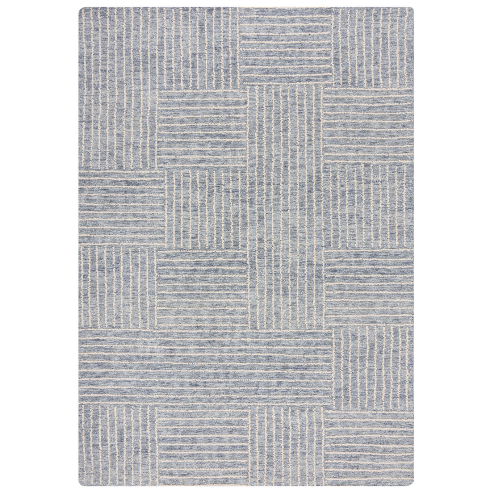 Kusový koberec Memphis Abstract Check Blue - 120x170 cm Flair Rugs koberce