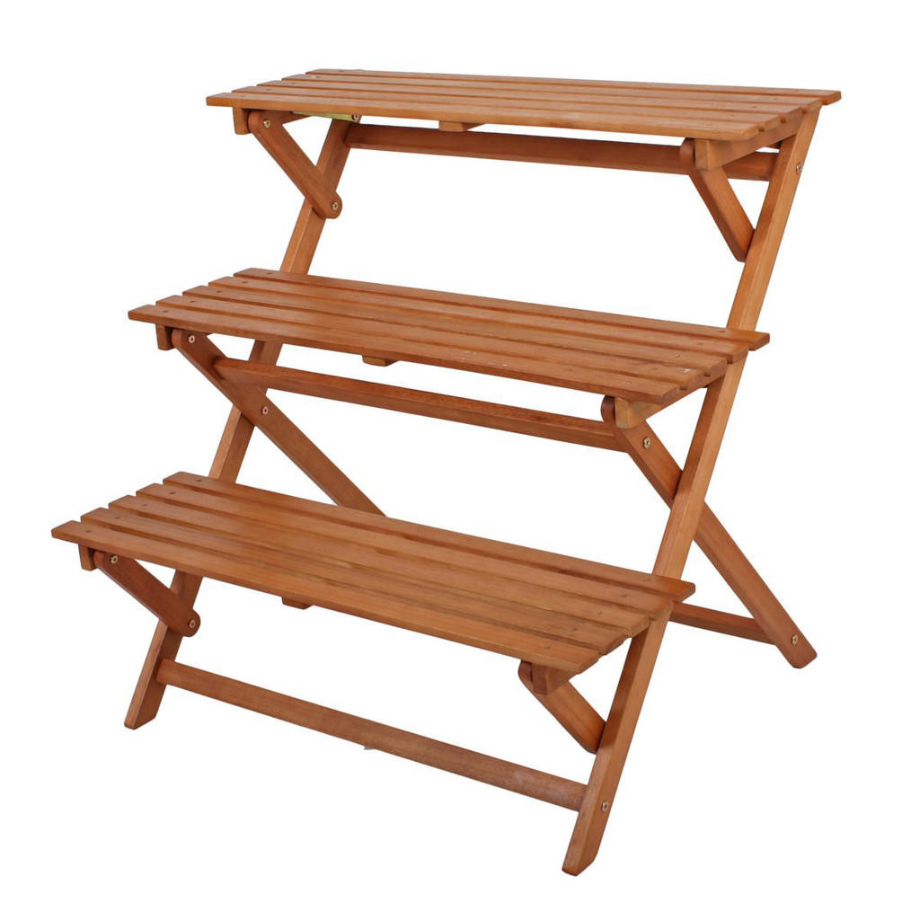 XXXL SCHODY NA KVĚTINY, dřevo, 90/86/72 cm