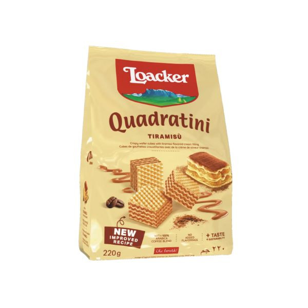 Loacker Křupavé oplatky Tiramisu 220g