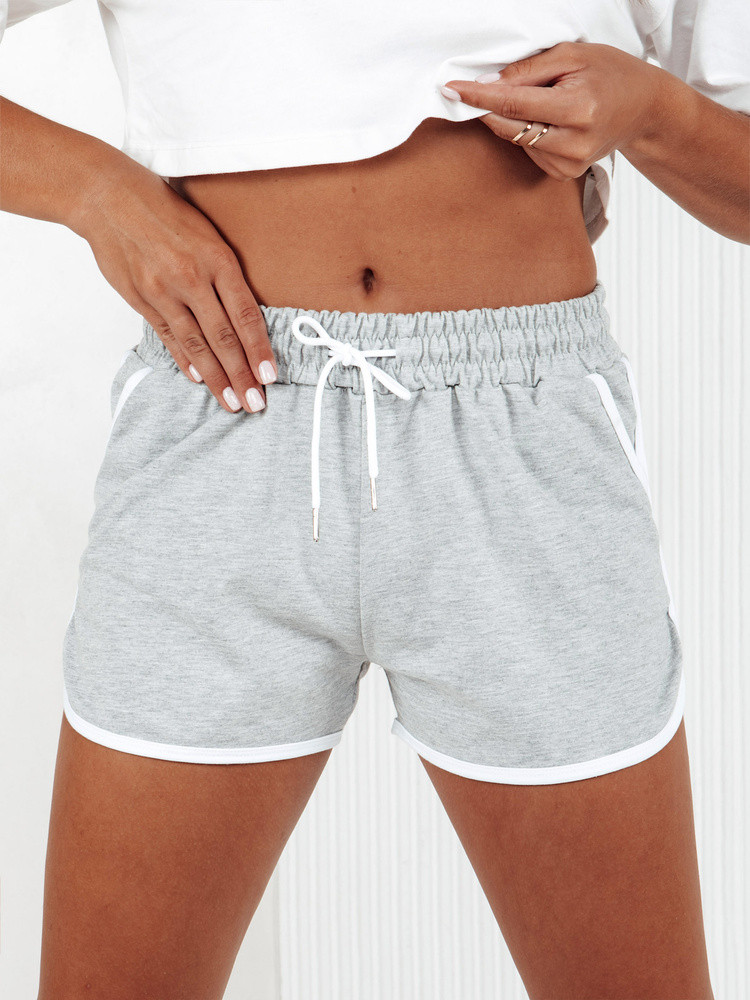 Dresowe spodenki damskie TOP SPORT jasnoszare Dstreet