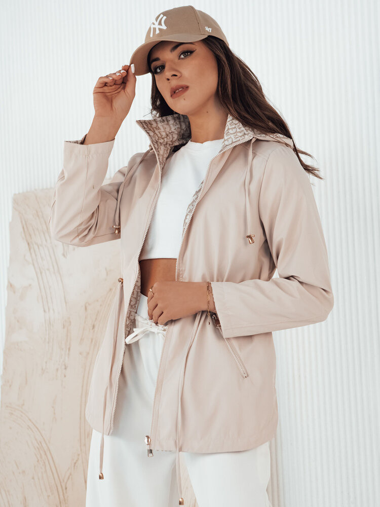 Dámská bunda parka BEGET Barva béžová DSTREET