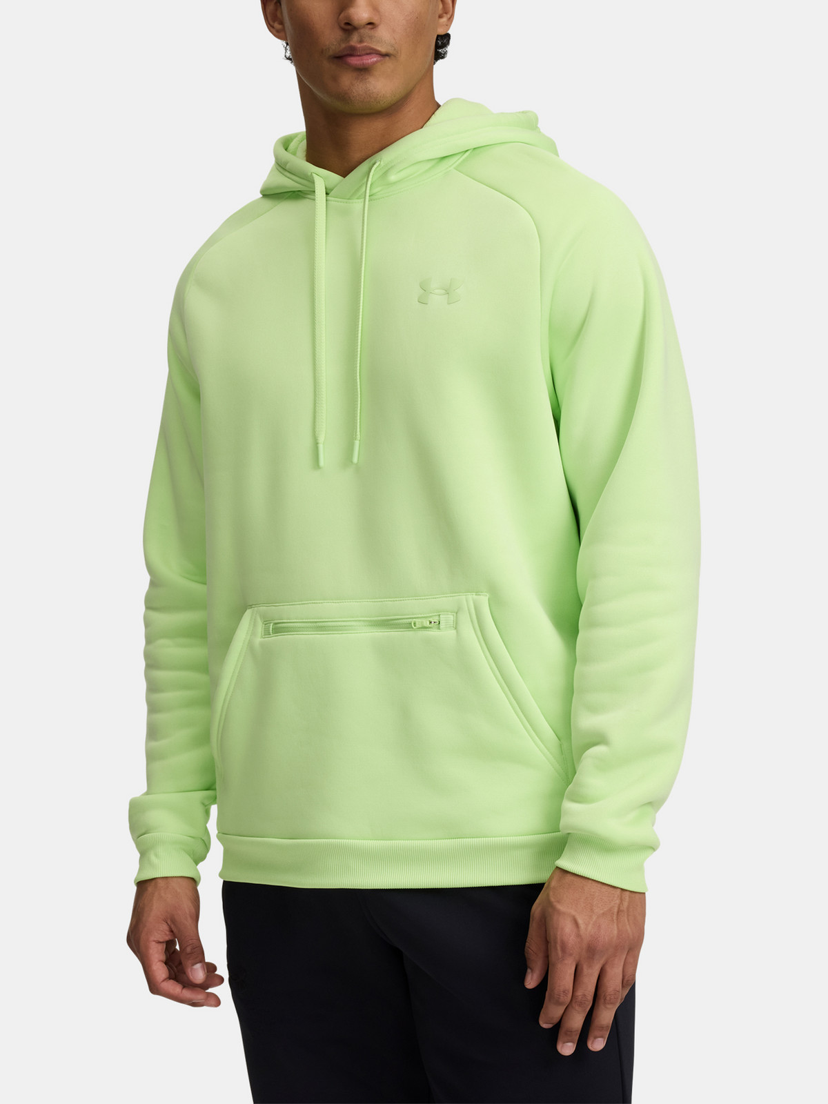 Pánská mikina Under Armour UA Armour Flc Pro Kanga HD-GRN - Pánské