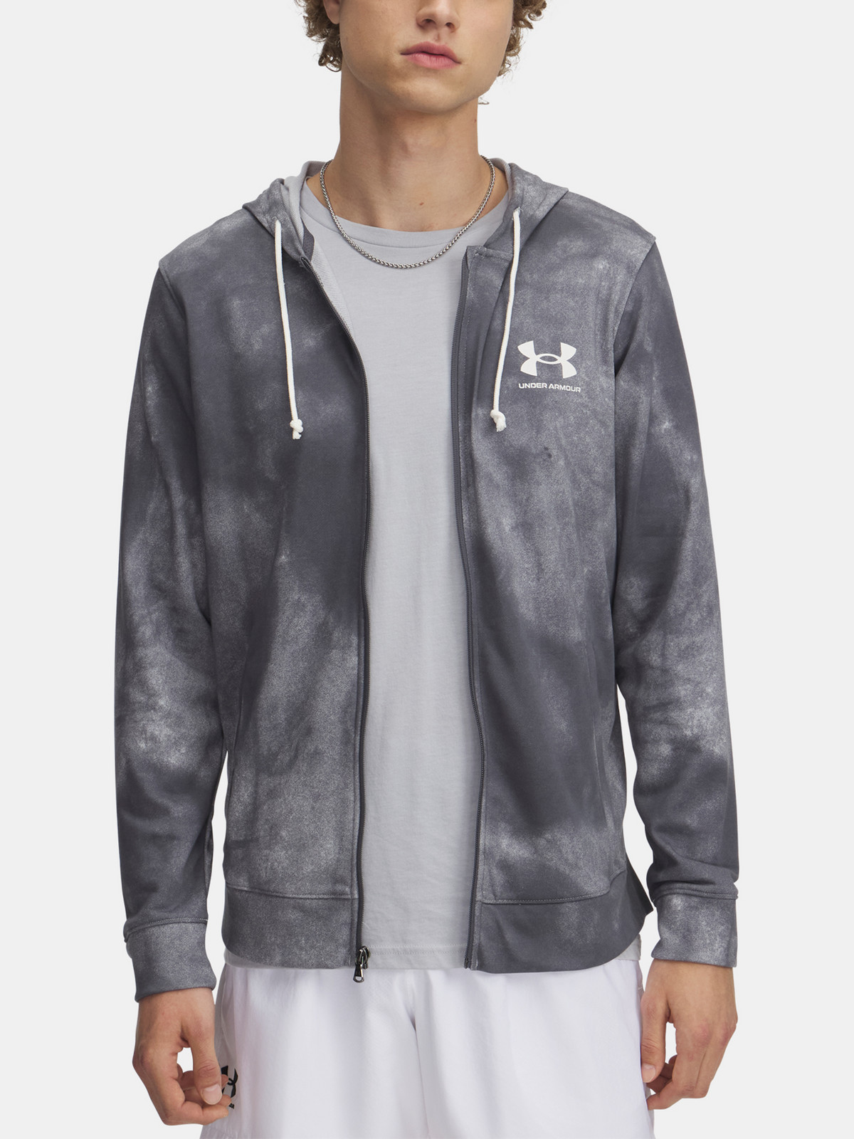 Pánská mikina Under Armour UA Rival Terry AOP FZ Q1 - Pánské