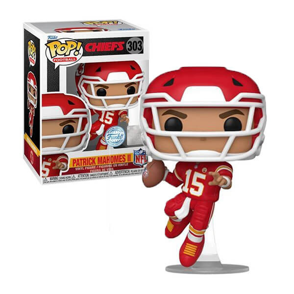 Rugbyová POP! figurka NFL Chiefs #303 - Patrick Mahomes II