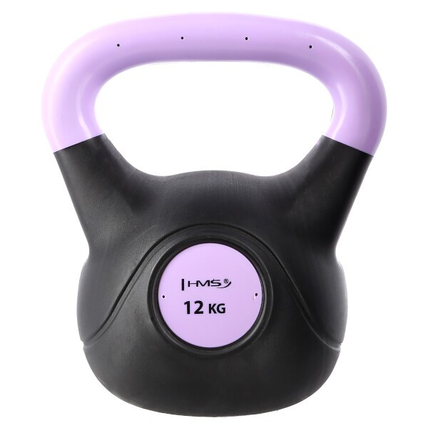 HMS Kompozitový kettlebell KPC12 Vin-Bell 12 kg sv. fialový