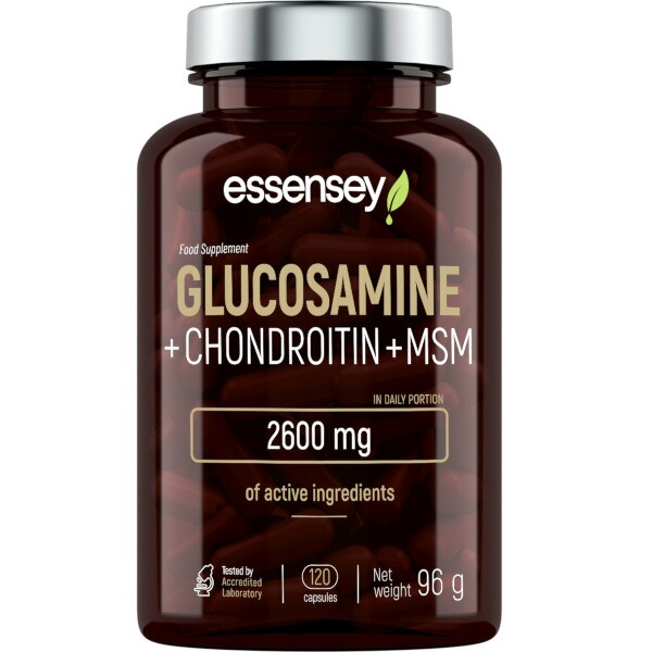 Trec Nutrition ESSENSEY Chondroitin + Glukosamin + MSM - 120 kapslí