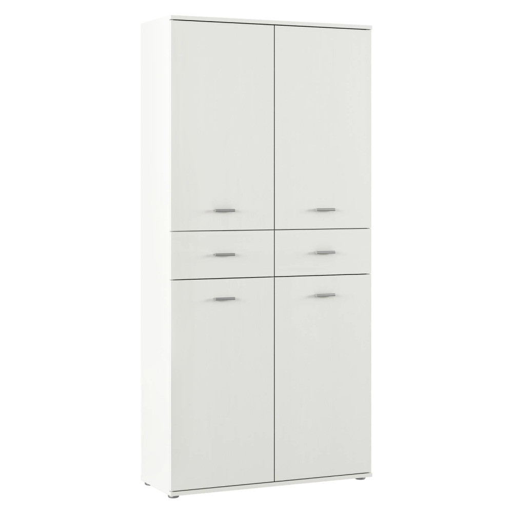 Kondela Botníková skříň/regál, bílá, VILOT