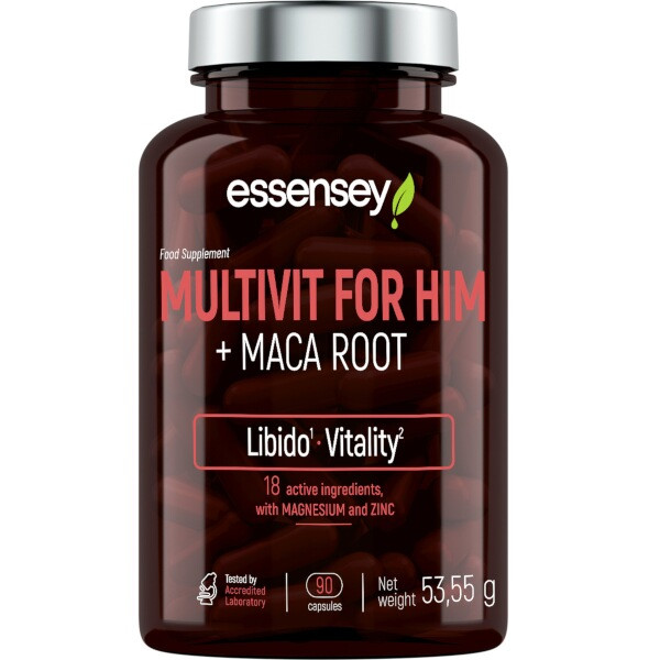 Trec Nutrition ESSENSEY Multivitamíny pro muže s MACA - 90 kapslí