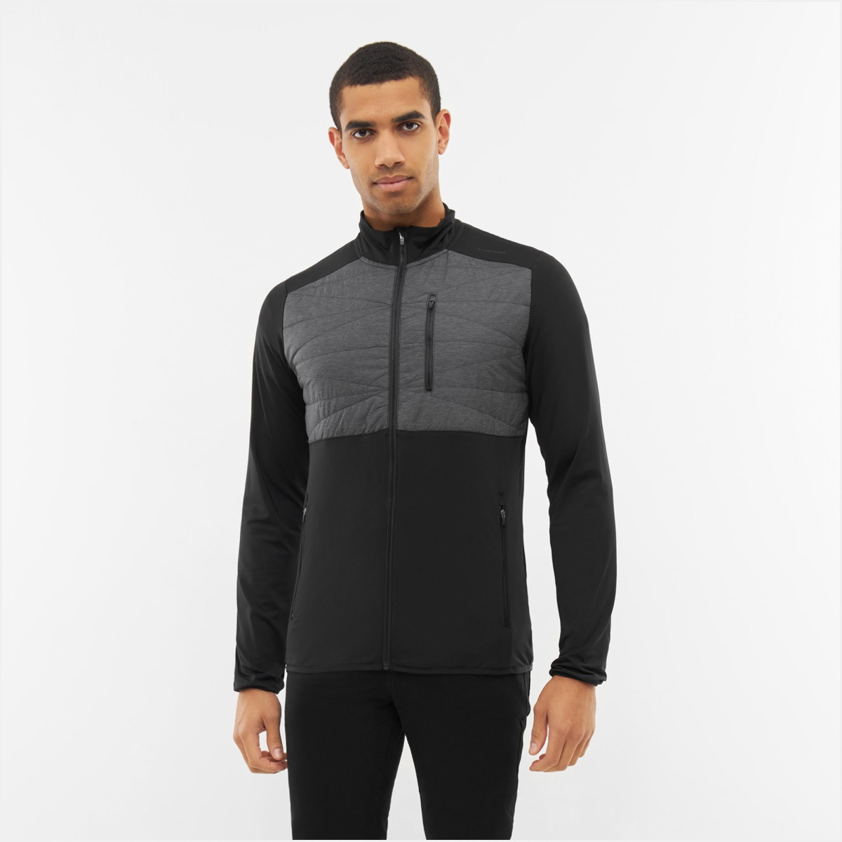 Pánská outdoorová bunda viking montana černá/šedá m