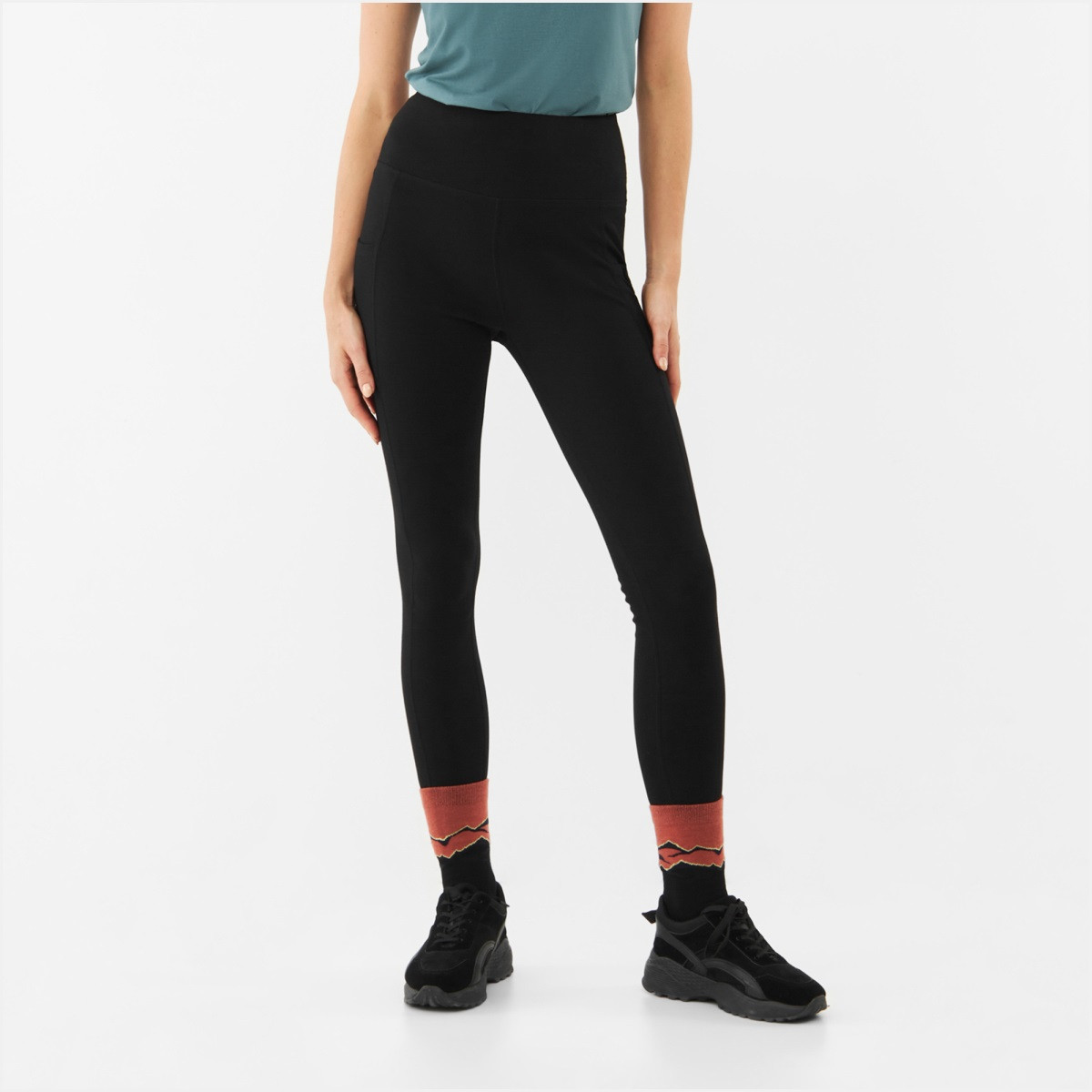 Dámské bambusové legíny viking lasala černá xl