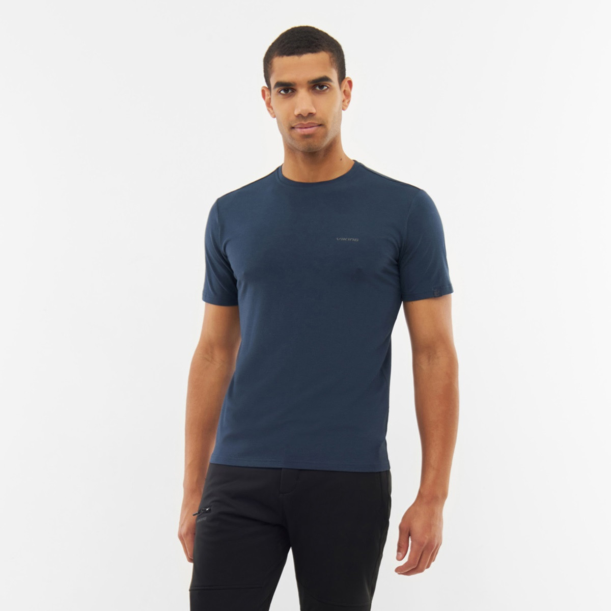 Pánské tričko z bambusu viking harvi modrá s