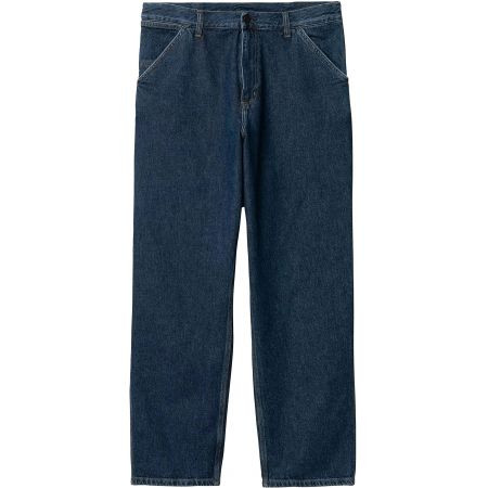 Kalhoty Carhartt Wip Single Knee Work De - Modrá - 30/32