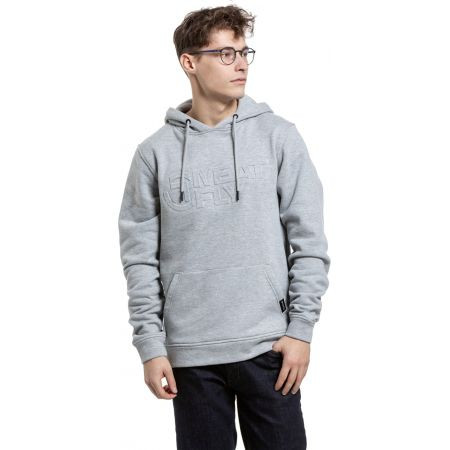 Mikina Meatfly Spencer Hoodie - Šedá - L