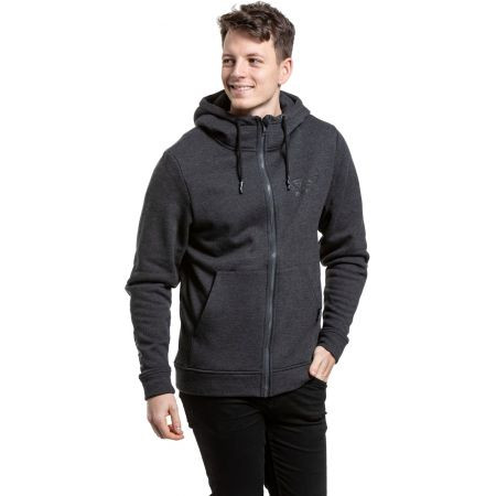 Mikina Meatfly Cooper Hoodie - Šedá - L