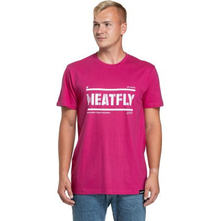 Triko Meatfly Rele - Růžová - L