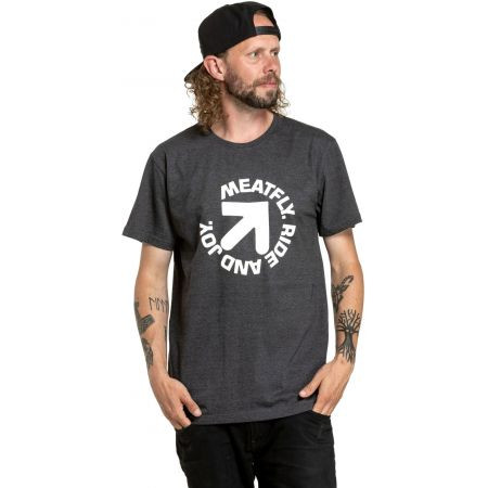 Triko Meatfly Arrow - Šedá - L