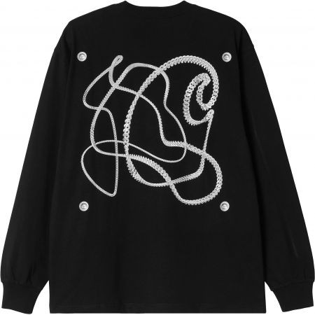 Triko Carhartt Wip Chain Link L/S - Černá - L