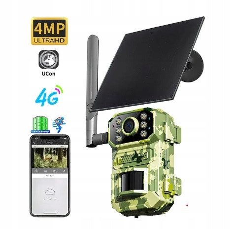 Fotopast Kamera Solarna Gsm 4G Lte Ir App Ucon