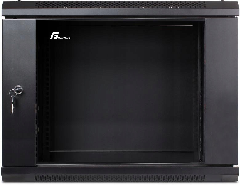 Skříň závěsná serverová Cctv skříň Getfort 600x450mm černá 9U