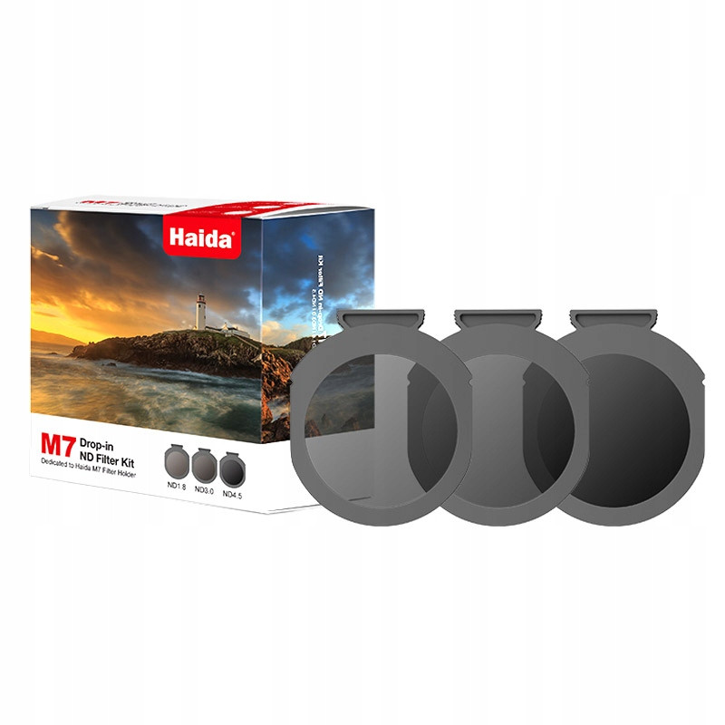 Sada 3 drop-in šedých filtrů Haida M7