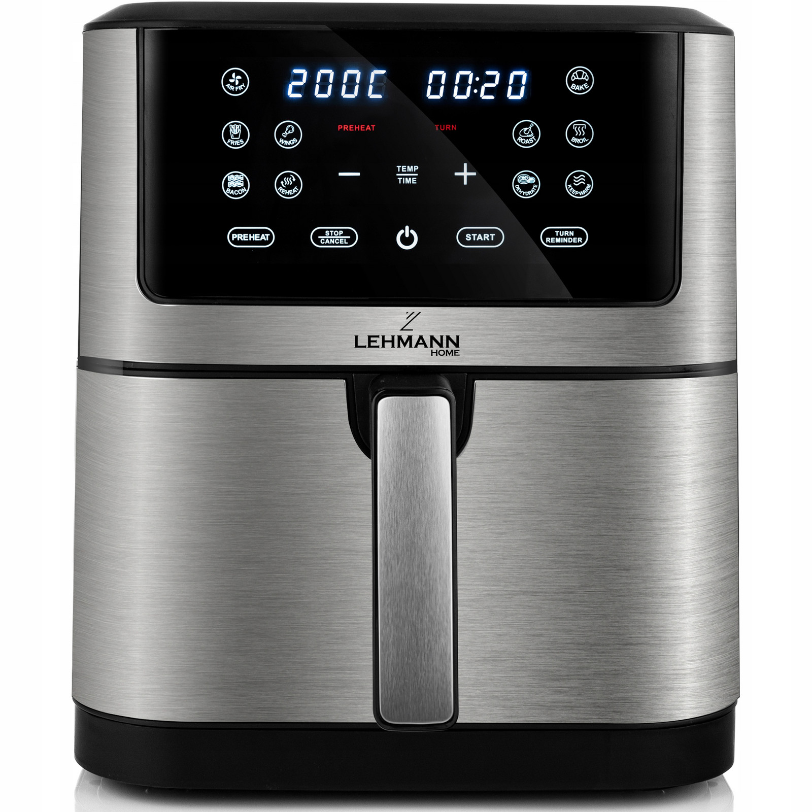 Fritéza Bez Tuku Fritéza Airfryer 8l 1800W Nepřilnavá XXL