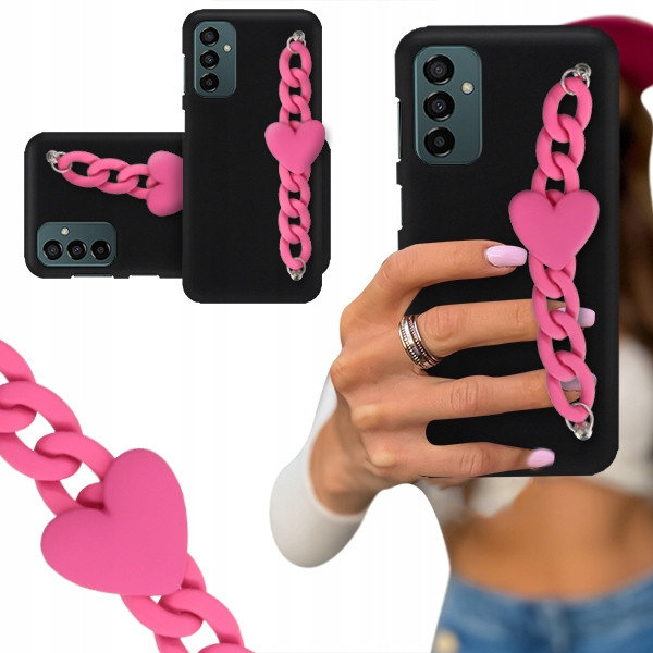 Pouzdro Blink Černá Mat pro Samsung M13 4G Malinová